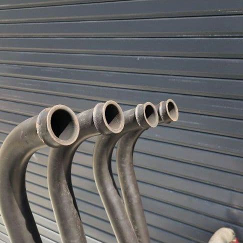 ゼファー1100 マフラー　集合管　ショート管　つや消しブラック