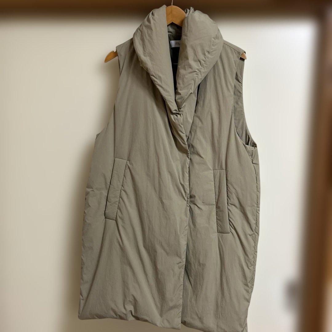 クリリン【ブティックオーディナリー】ショールカラーロングダウン