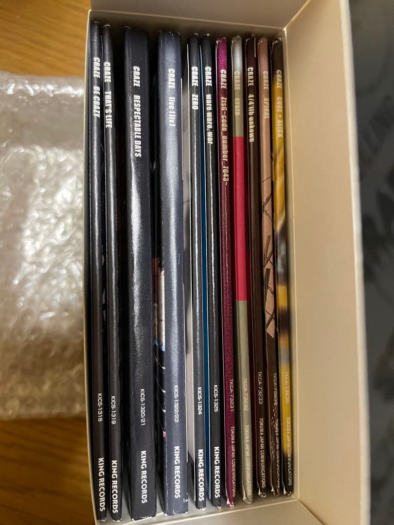 CRAZE 紙ジャケCD11枚組BOX ジャケステッカー付き