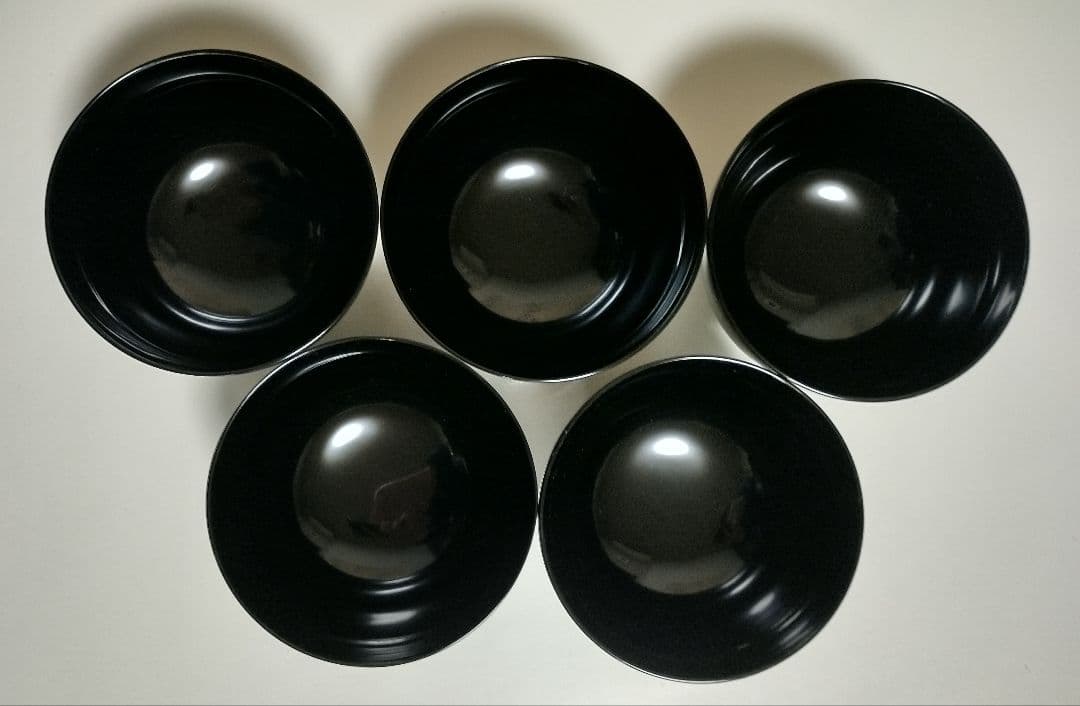 kiko様　輪島塗四君子蒔絵 遠山沈金　吸物椀5客セット角偉三郎など5人作家もの