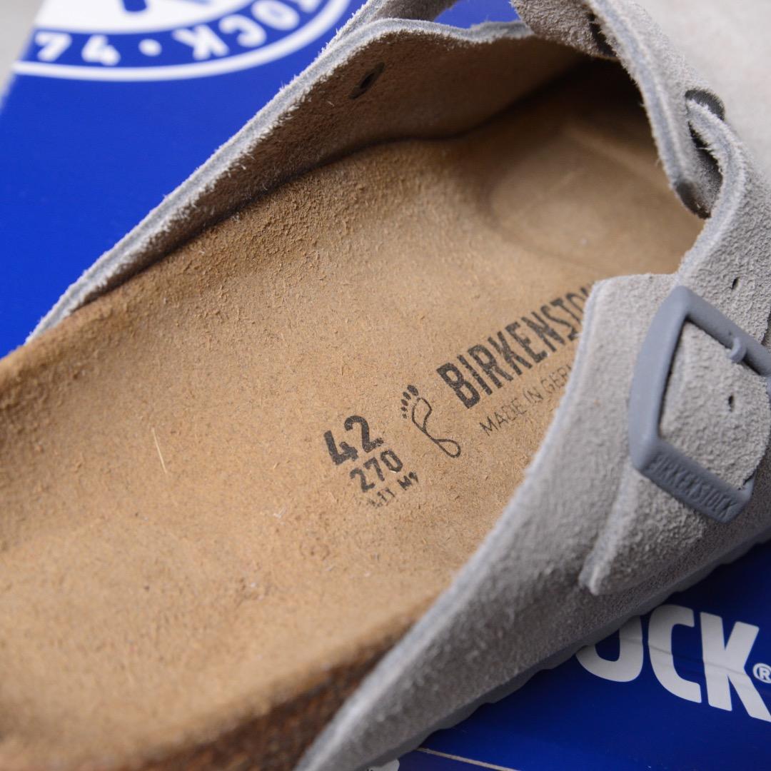 【未使用品】ビルケンシュトック ボストン BS ストーン グレー