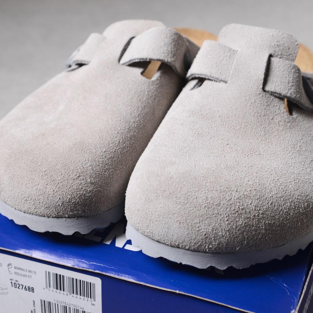 【未使用品】ビルケンシュトック ボストン BS ストーン グレー