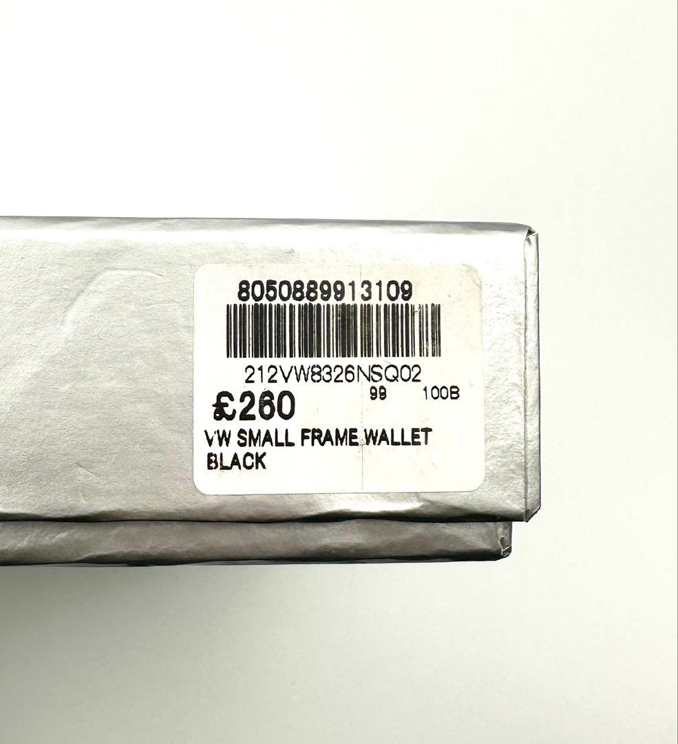 【新品✦人気】Vivienne Westwood 三つ折り財布 黒 ブラック