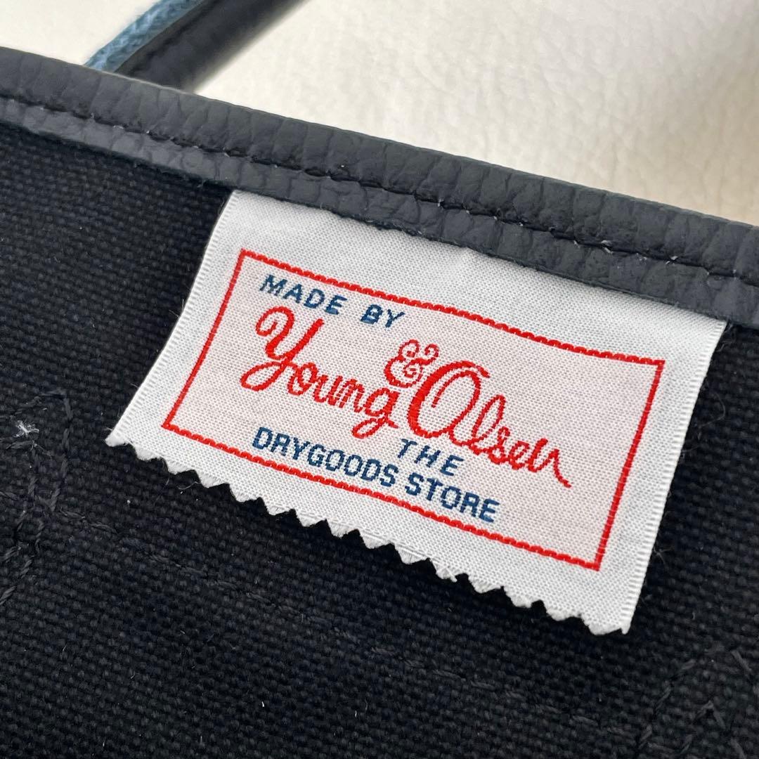 YOUNG&OLSEN fo SALON 2WAYキャンバスショルダー別注品 黒