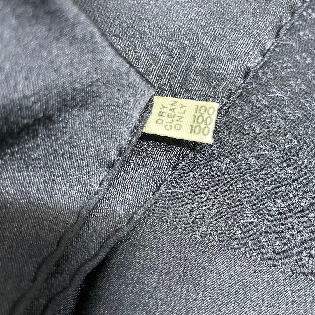 j*e様 Louis Vuitton シルク ストール ダークブルー