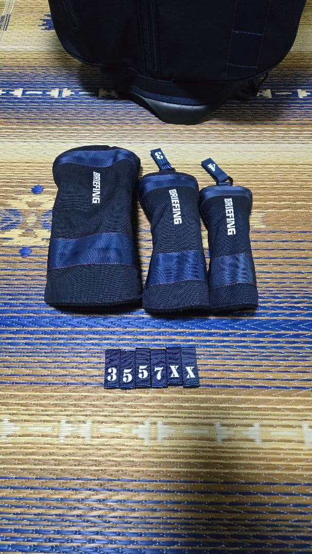 BRIEFING キャディバッグ ヘッドカバーセット