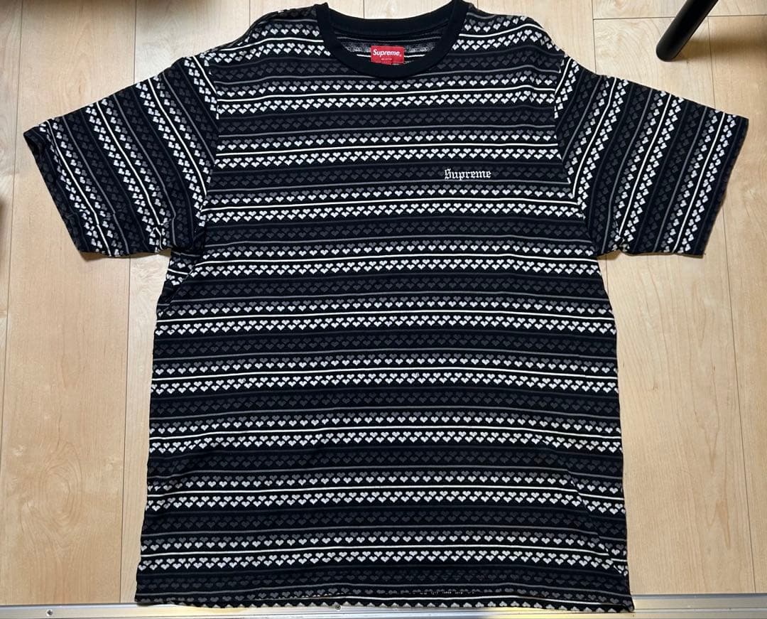 Supreme シュプリーム Tシャツ サイズ:XL22SS ハート ボーダー