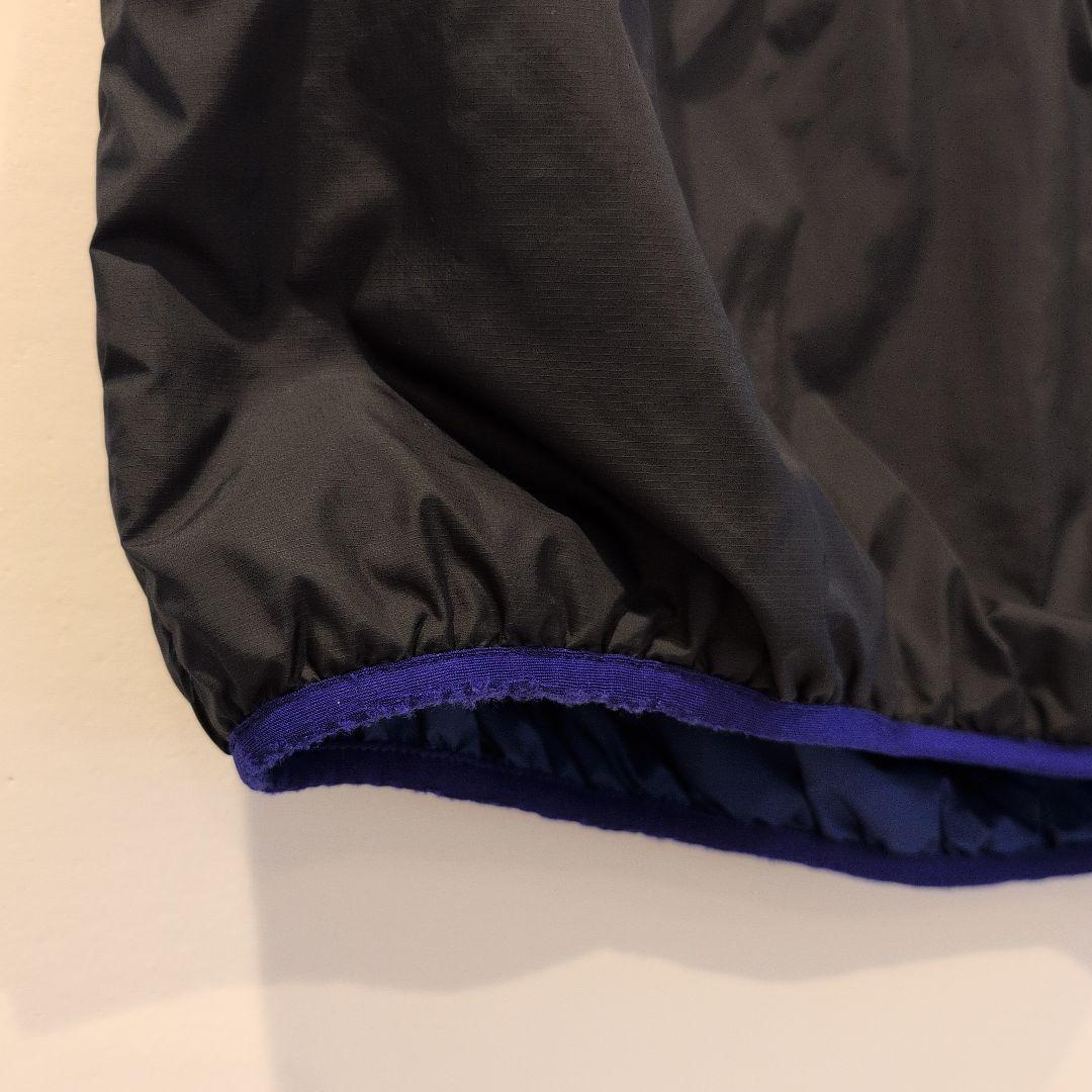 Patagonia パフボールハーフジップベスト Lサイズ ブラック/ブルー