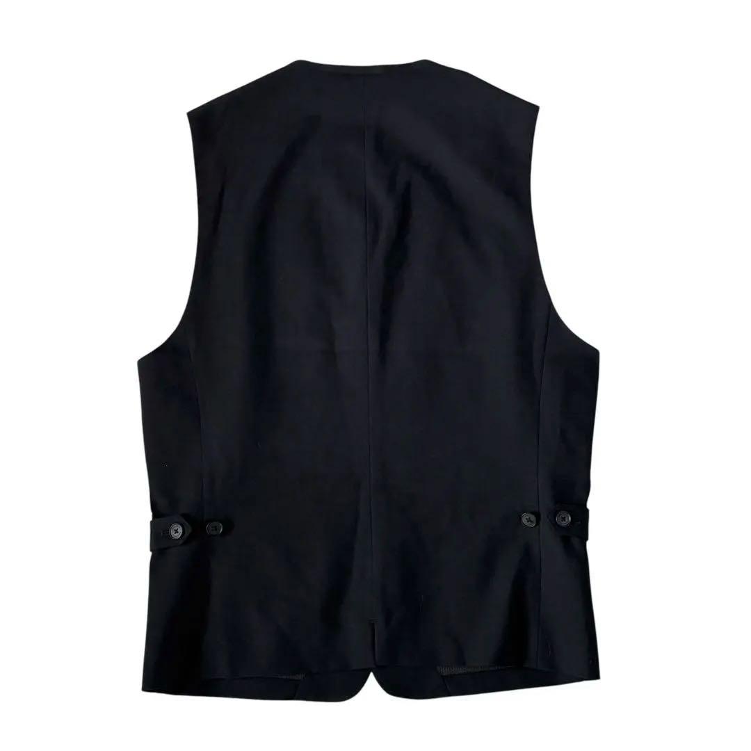 極美品 デサント 3ピース スーツ セットアップ ストレッチ ウォッシャブル　黒