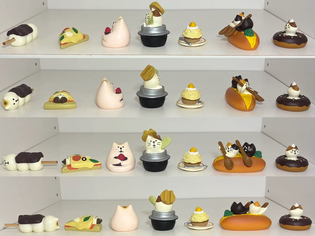 猫の置物(食べ物) 20個