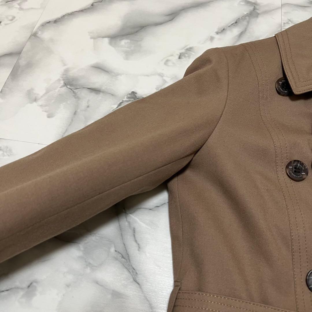 【美品】アクアスキュータム　ロロピアーナ　トレンチコート　ロング丈　ベージュ　8