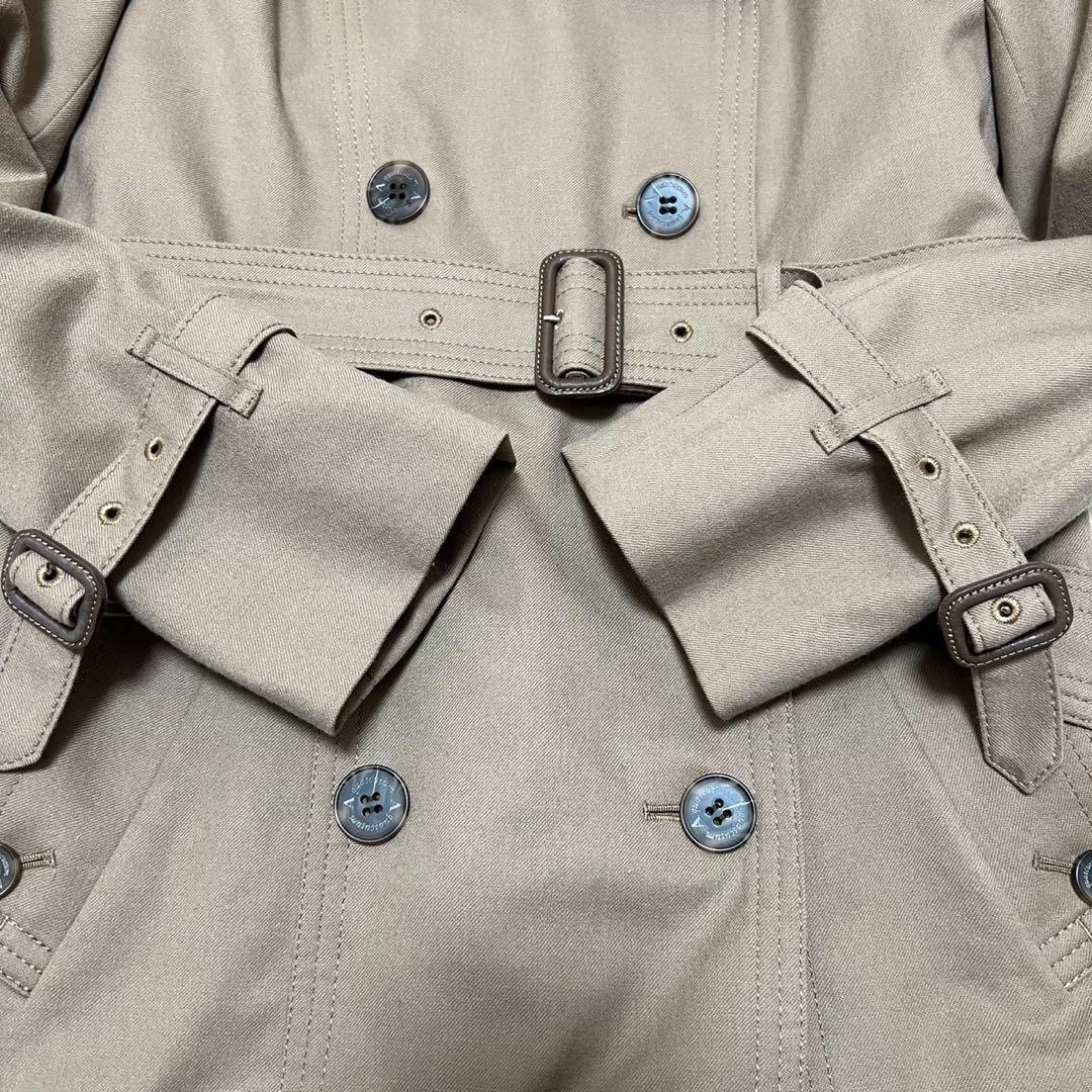 【美品】アクアスキュータム　ロロピアーナ　トレンチコート　ロング丈　ベージュ　8