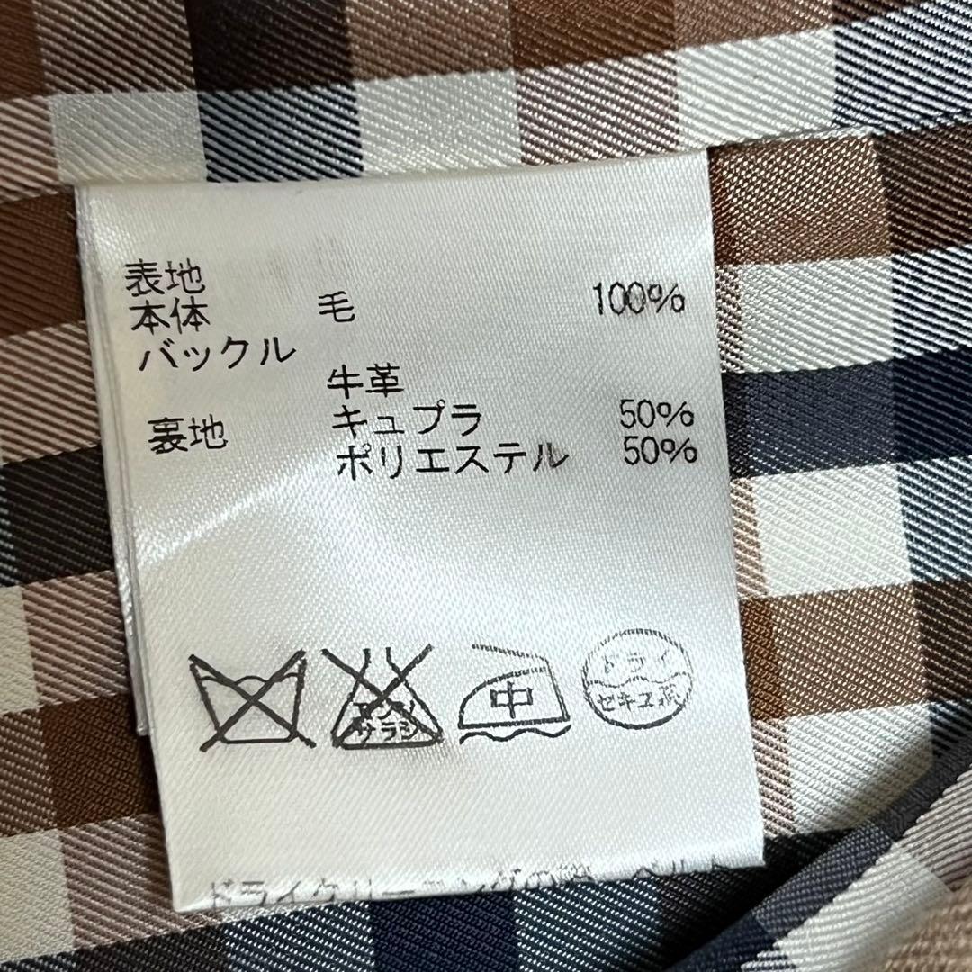 【美品】アクアスキュータム　ロロピアーナ　トレンチコート　ロング丈　ベージュ　8