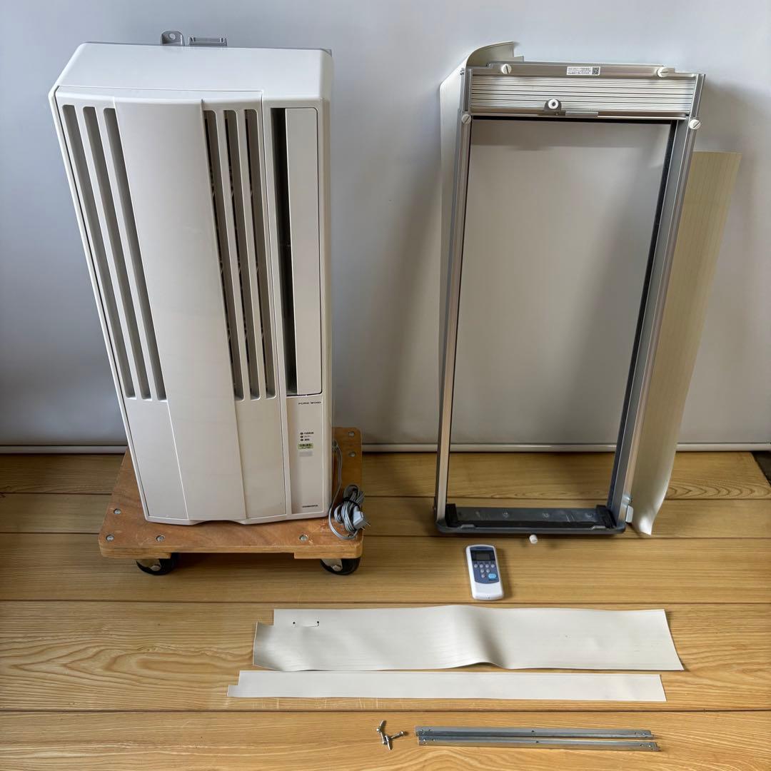 美品 CORONA コロナ ウインドエアコン CW-1624R 冷房専用 24年