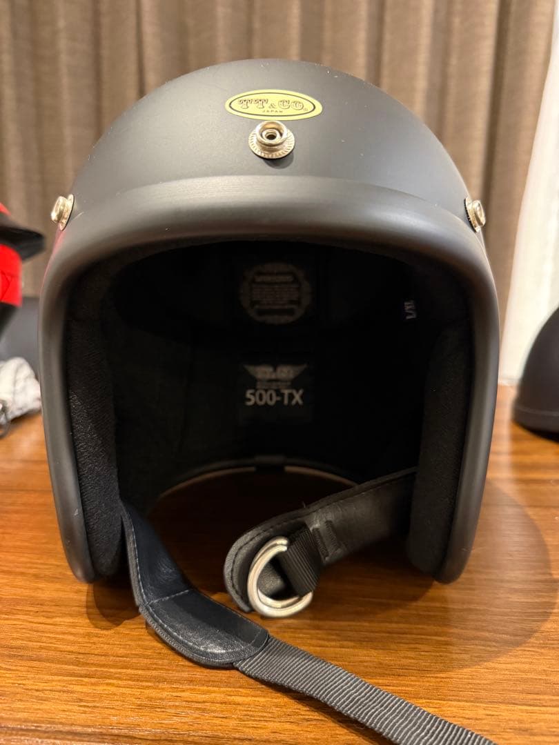 TT &CO. 500-TX ジェットヘルメット マットブラック
