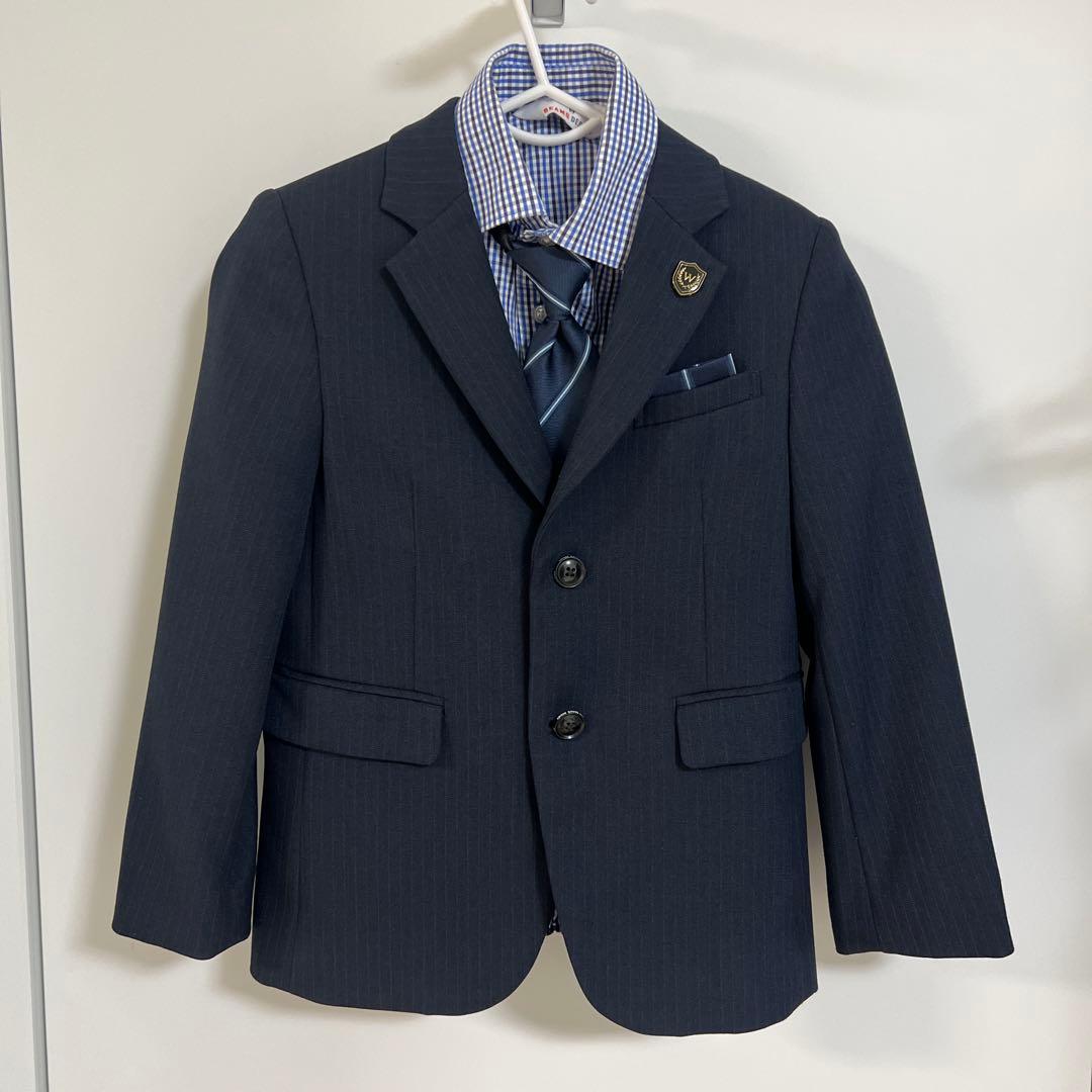 ワルツバイビームスデザイン キッズフォーマル 男の子 120 セットアップ 卒服