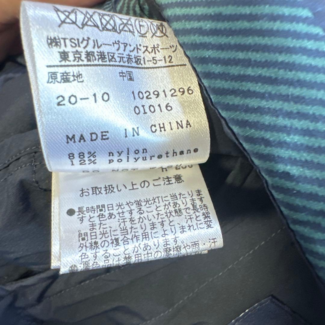 【Sサイズ】PEARLY GATES チェック柄中綿フードジャケット