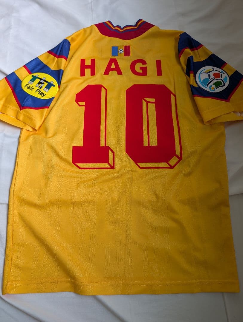 【美品】ハジ/ルーマニア代表/ホーム/EURO96モデル