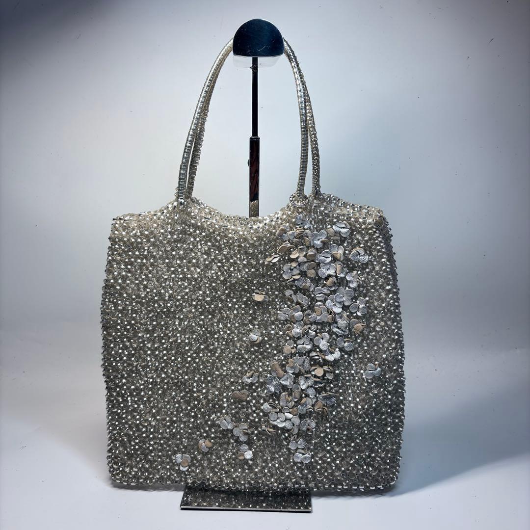 アンテプリマ ANTEPRIMA ワイヤーバッグ ハンドバッグ 手提げ シルバー