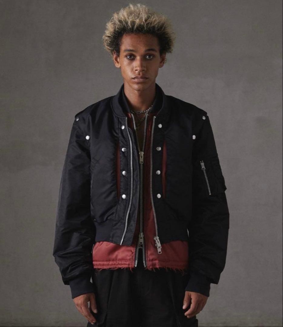 GRANCY ボリュームレイヤードデザインMA-1 タグ付き