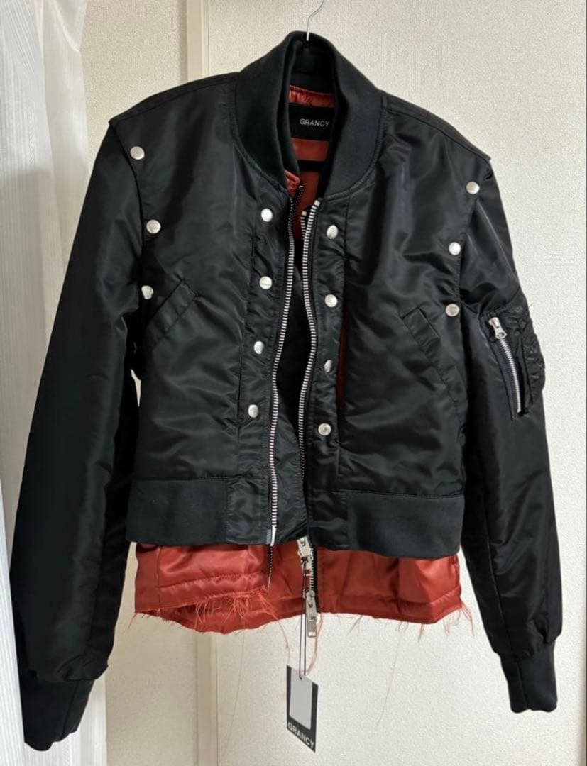 GRANCY ボリュームレイヤードデザインMA-1 タグ付き