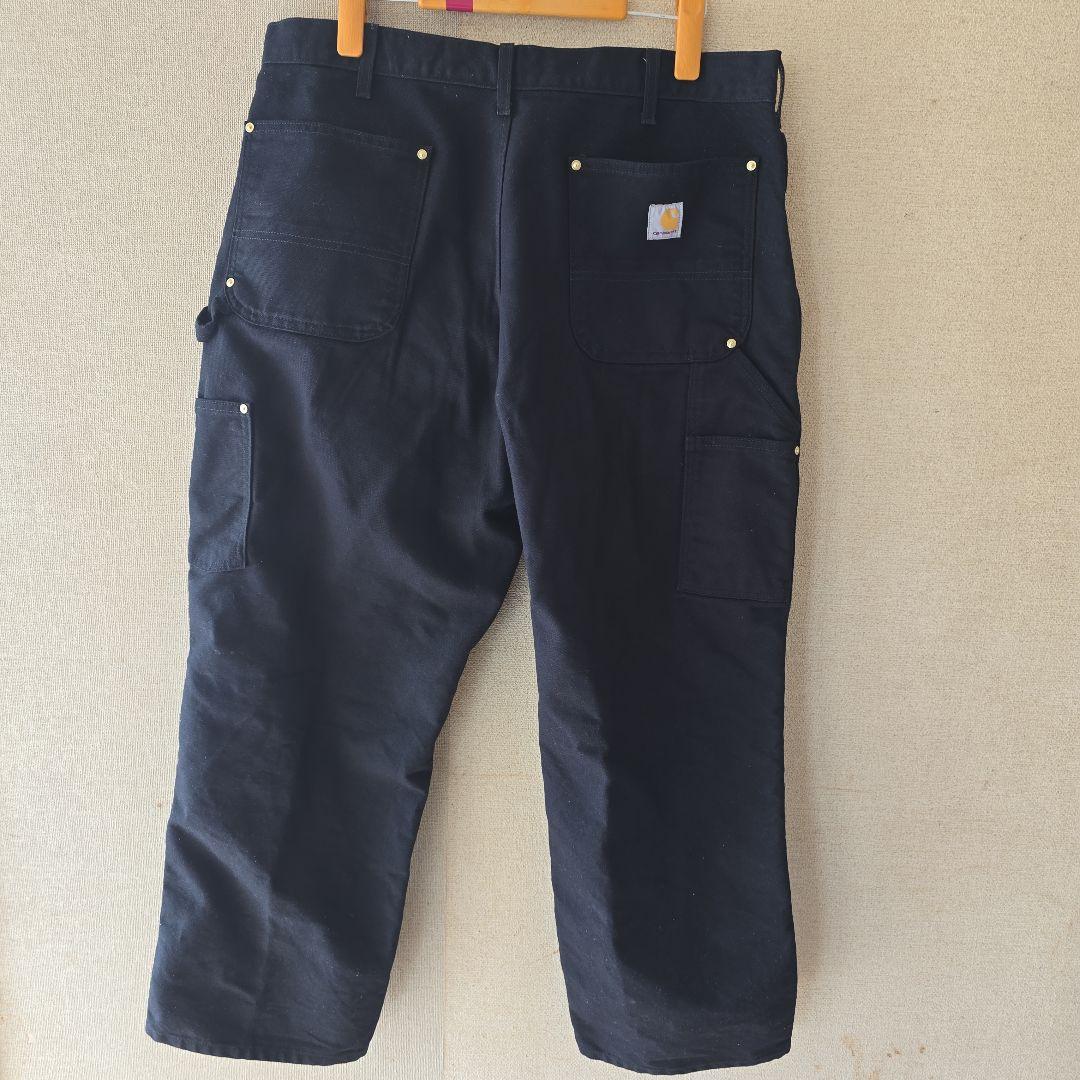 k*c様 Carhartt　ダブルニー　ブラック　W38 L28 ペインターパン