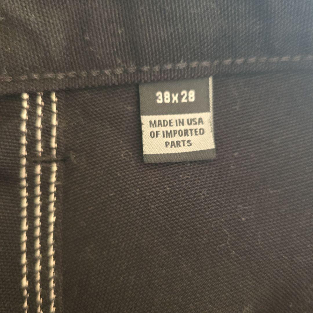 k*c様 Carhartt　ダブルニー　ブラック　W38 L28 ペインターパン