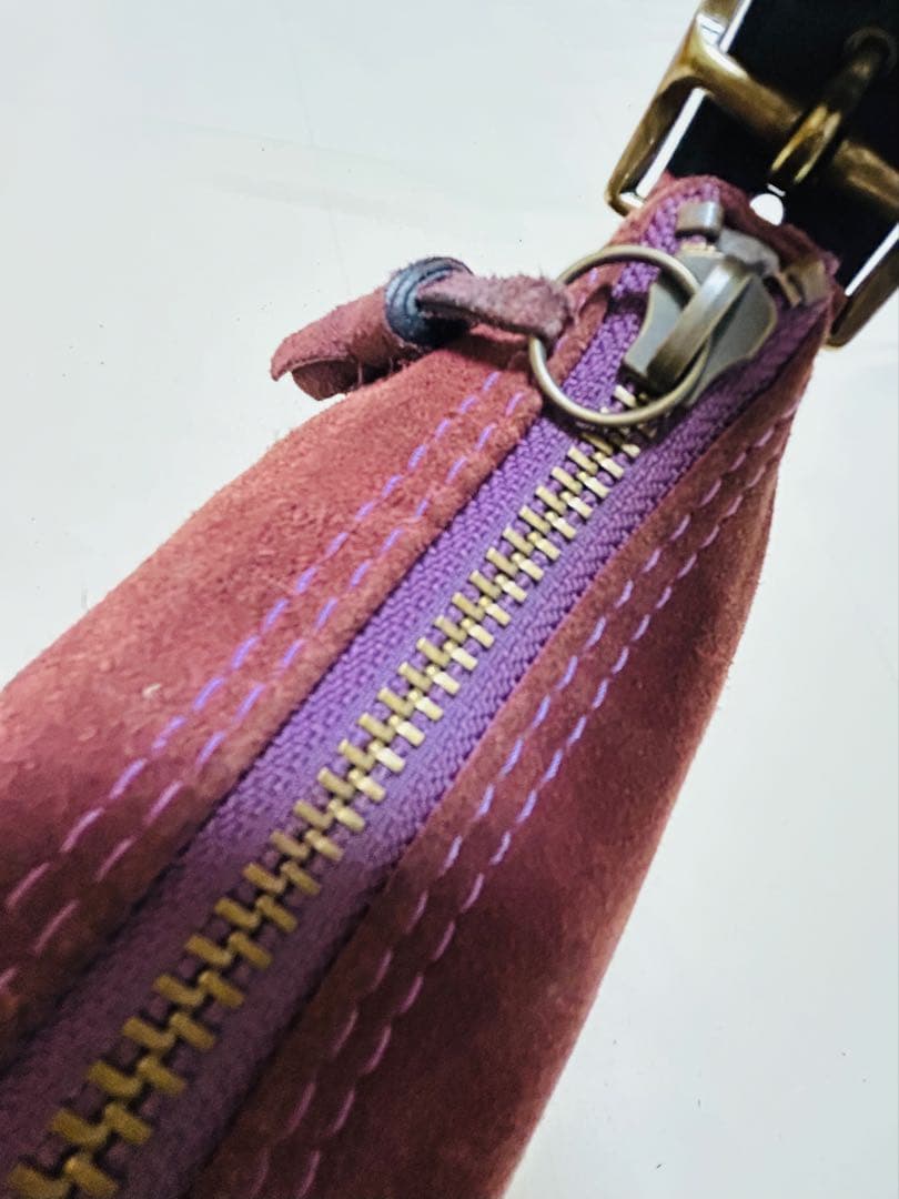 コーチ★ COACH 紫 スエード ヴィンテージ バッグ