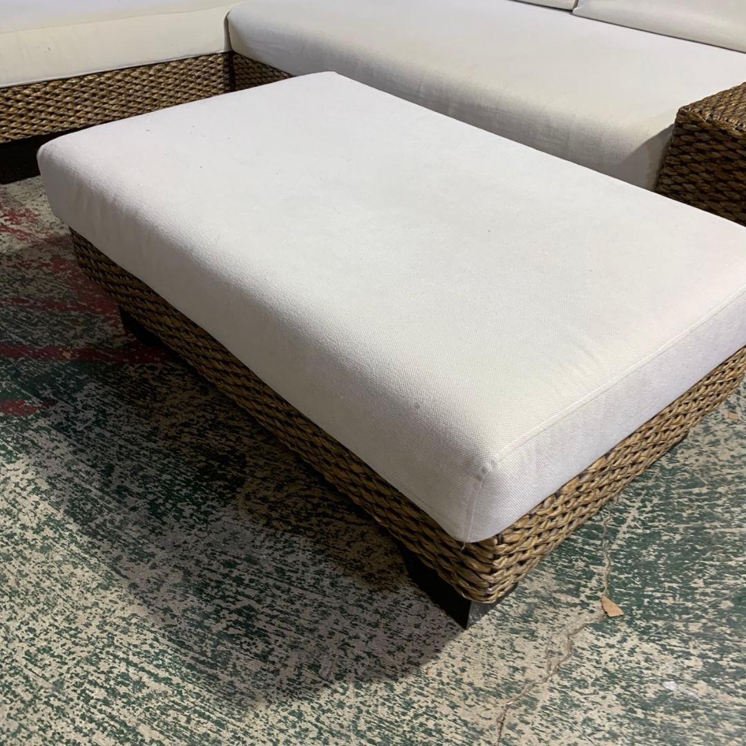 きょうこ 直接引取 H619\" アジアンソファ L型 ファブリック