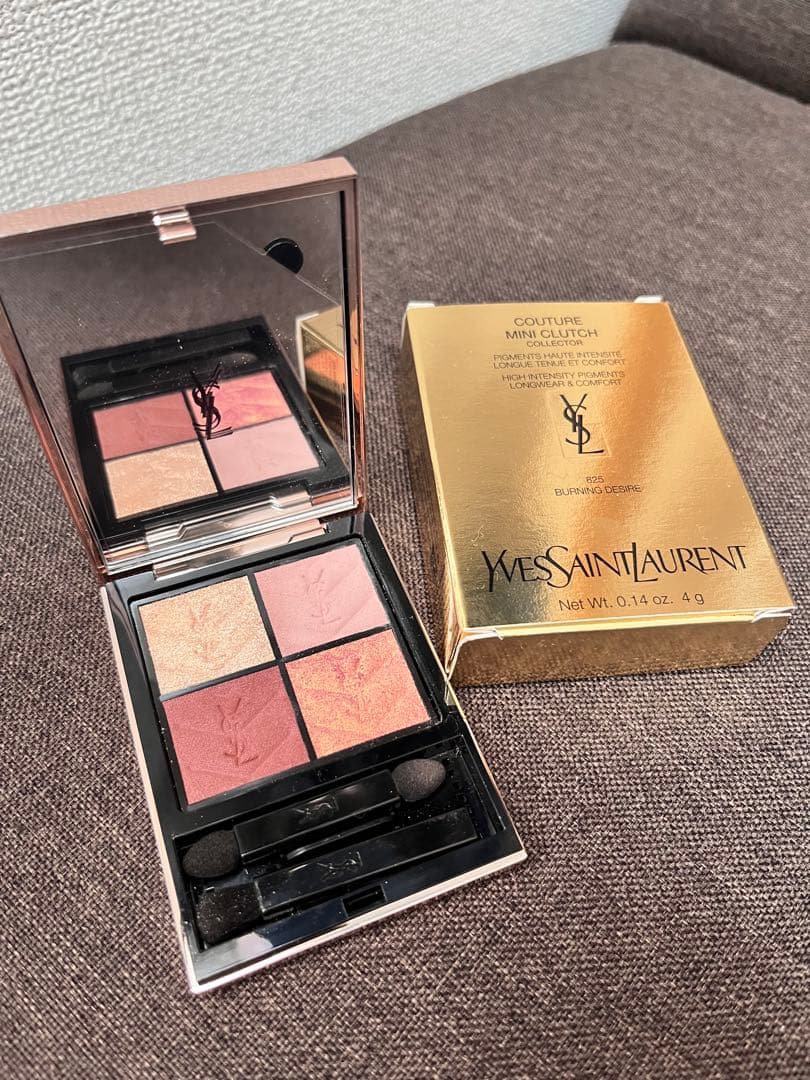 YSL イヴサンローラン クチュール ミニ クラッチ 825 バーニングデザイン