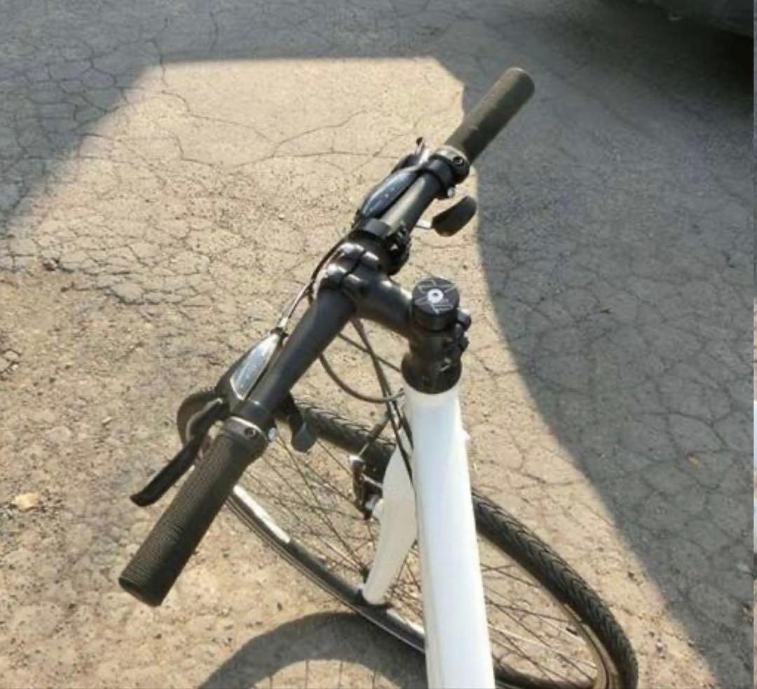 【Pisces】　クロスバイク 28インチ ホワイト FORTERA