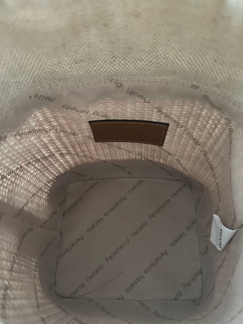 【新品未使用】Pelletteria Veneta かごバッグ ベージュ