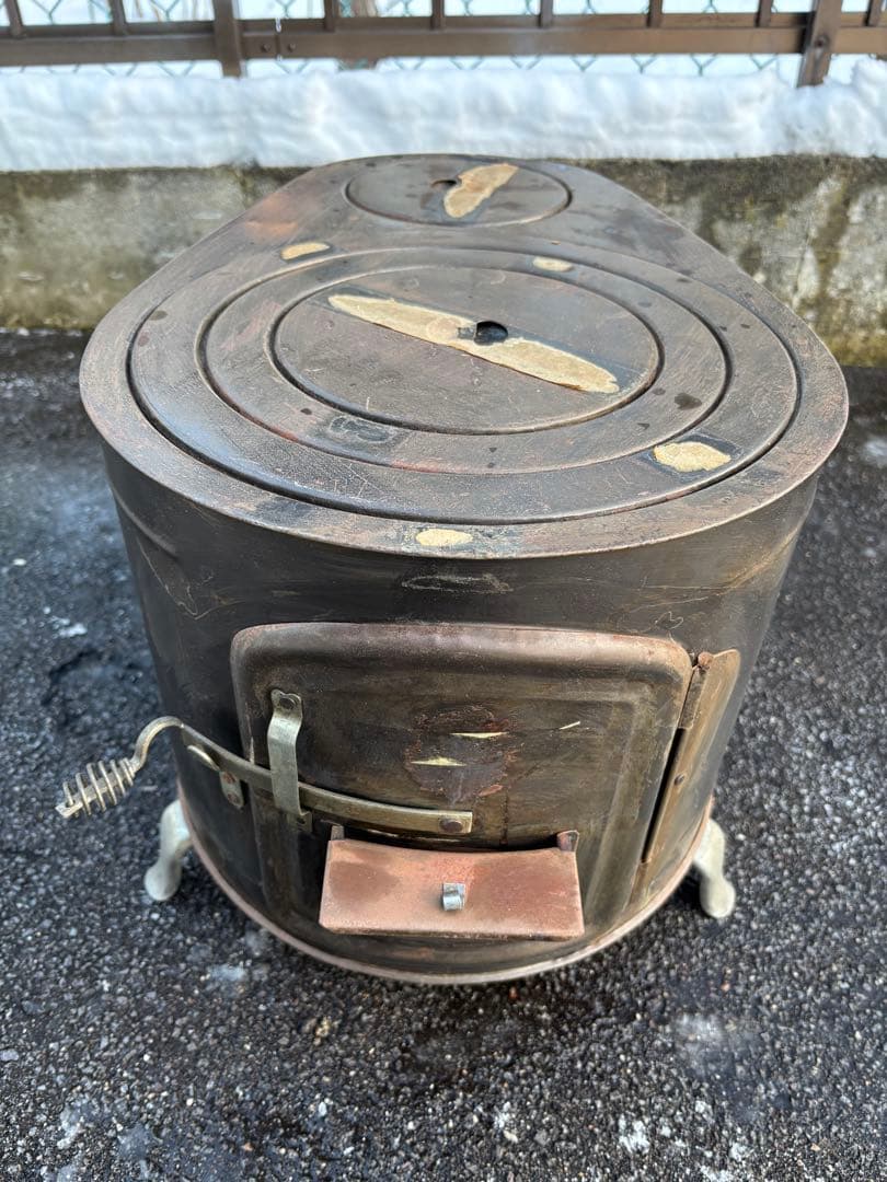 薪ストーブ 玉子型 未使用