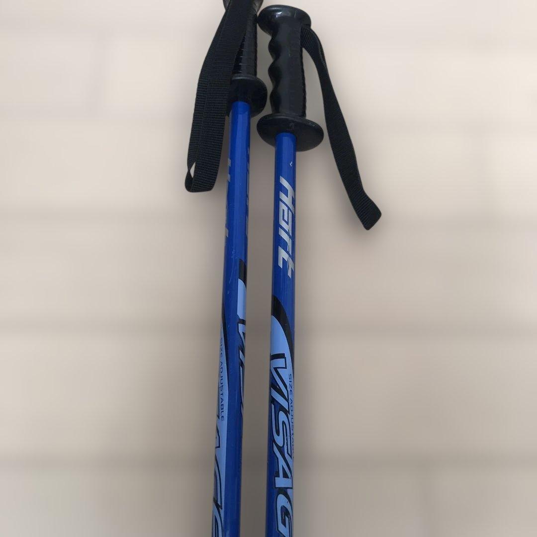 子供用 KAZAMA スキー板106・靴21〜22㎝・ストック81㎝