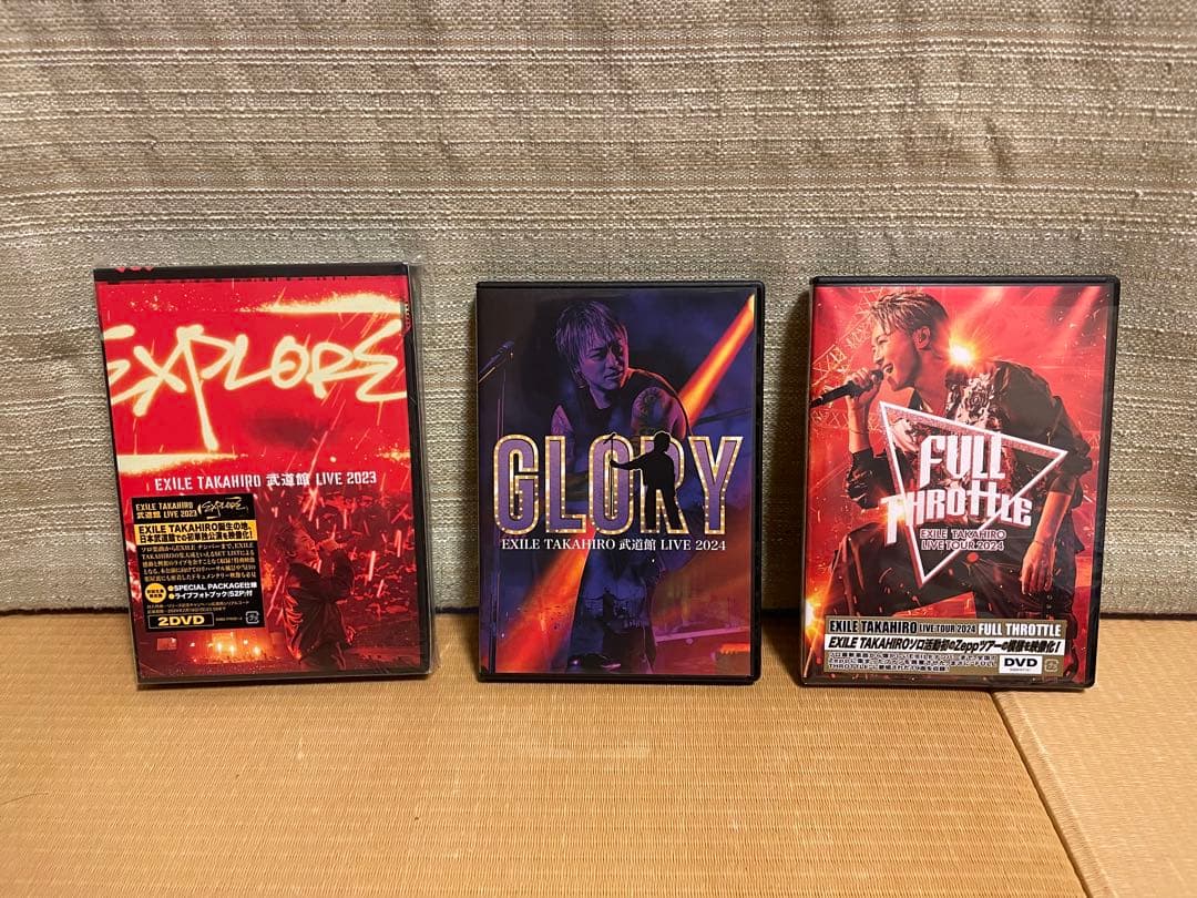 EXILE TAKAHIRO ライブDVD 3作品セット