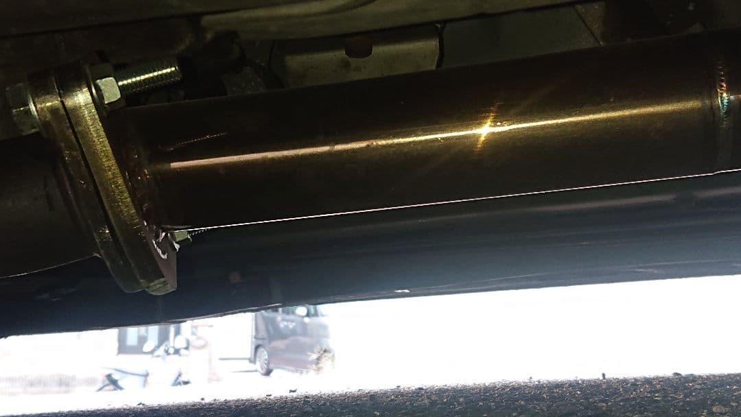 ス*イ様 NB ワンオフチタンマフラー中間ストレートパイプ NB前期 ロードスタ