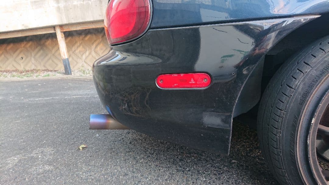 ス*イ様 NB ワンオフチタンマフラー中間ストレートパイプ NB前期 ロードスタ