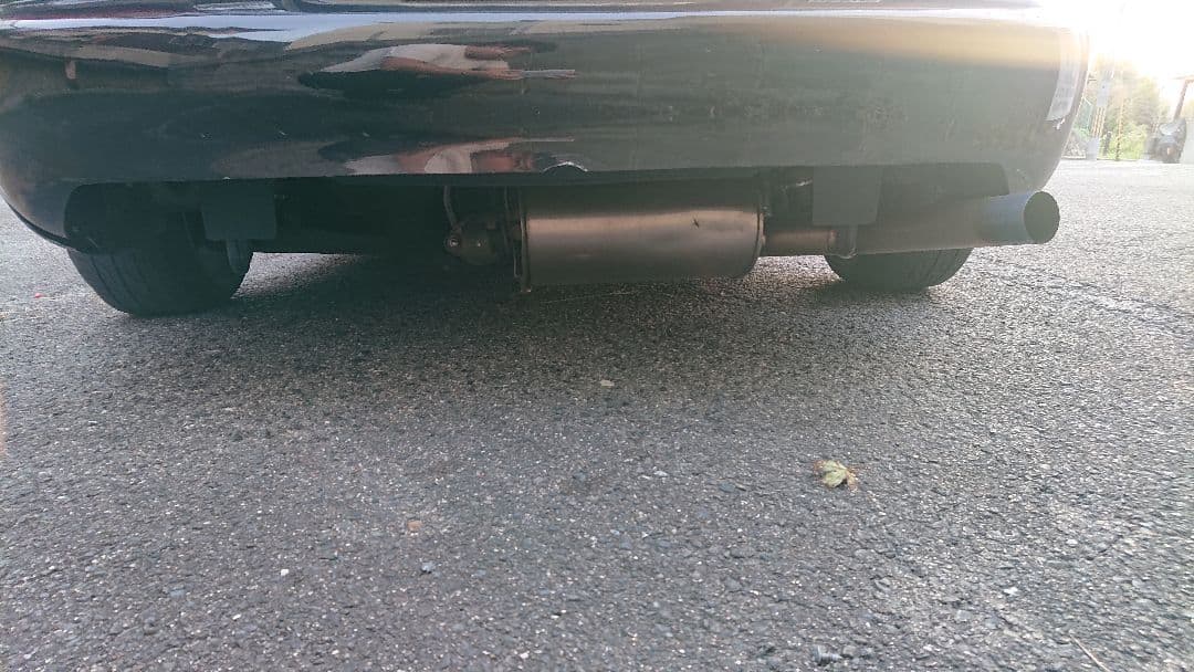 ス*イ様 NB ワンオフチタンマフラー中間ストレートパイプ NB前期 ロードスタ