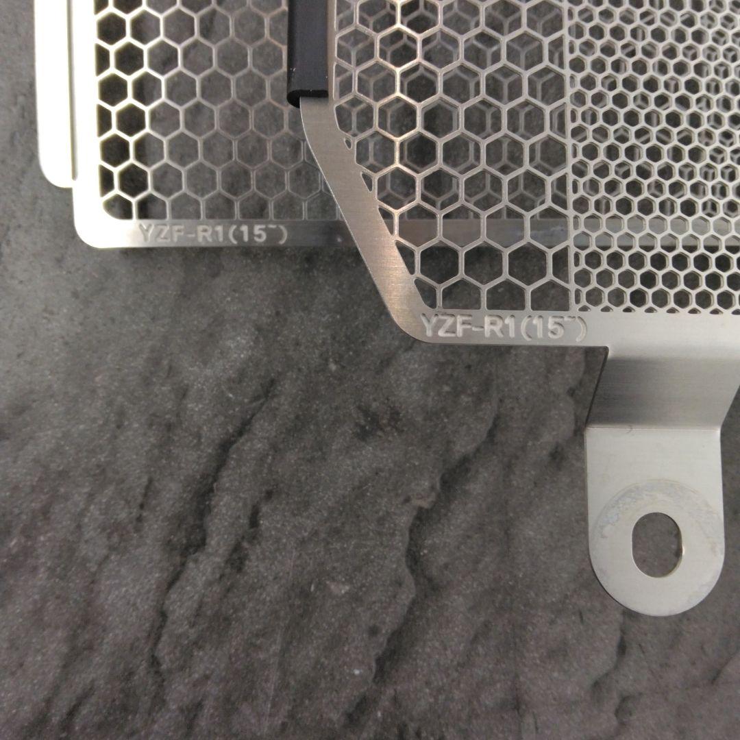 ヤマハYZF-R1ラジエター＆オイルクーラーガードSET　中古品