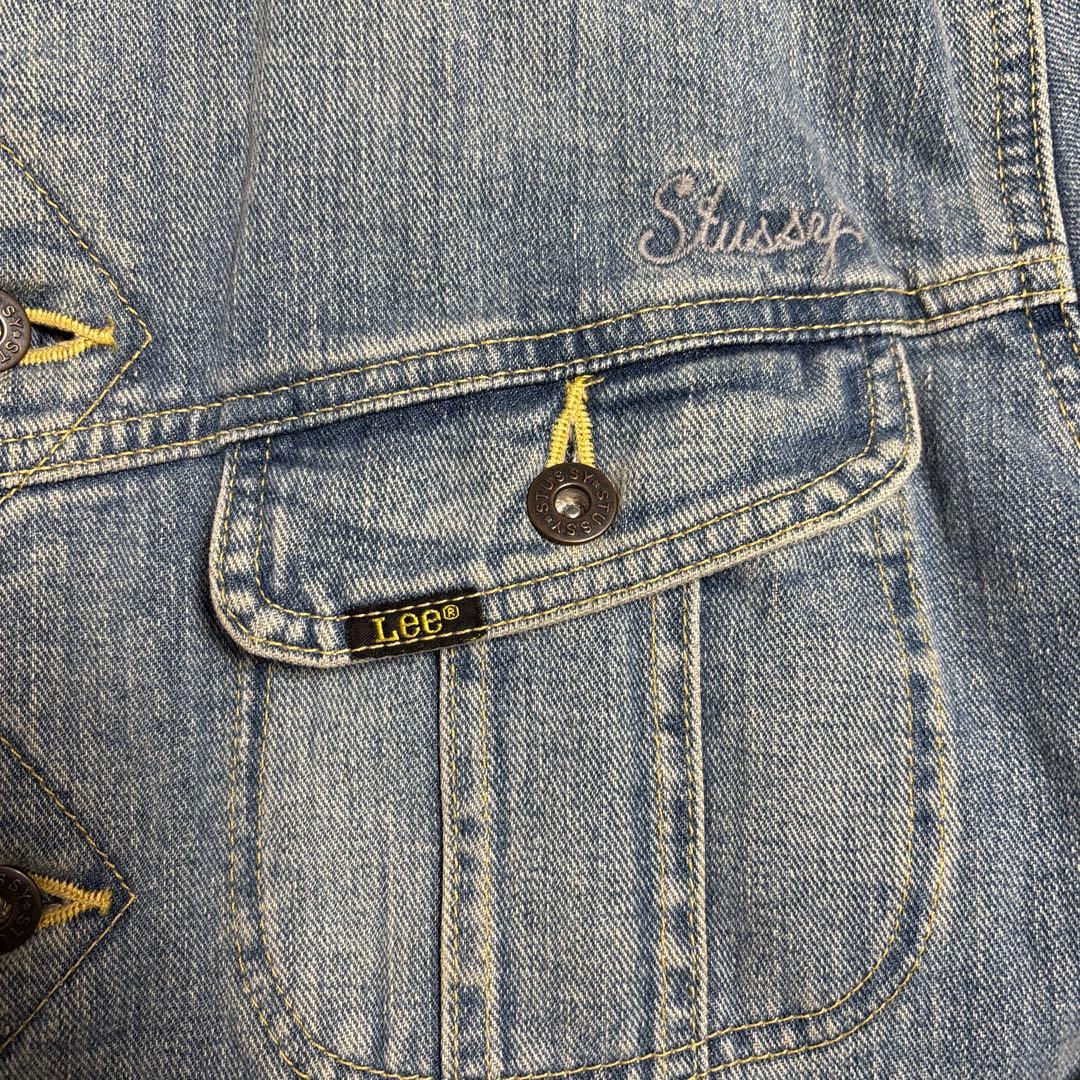 ステューシー×LEE ストーミーライダー　デニムボアジャケット　Mサイズ