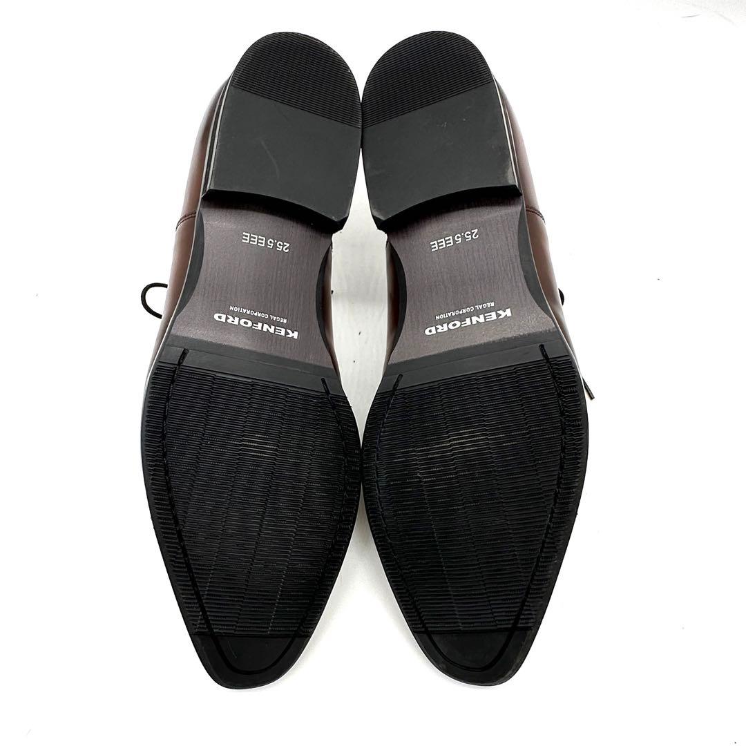 〈極美品〉KENFORD ケンフォード【25.5EEE】ストレートチップ