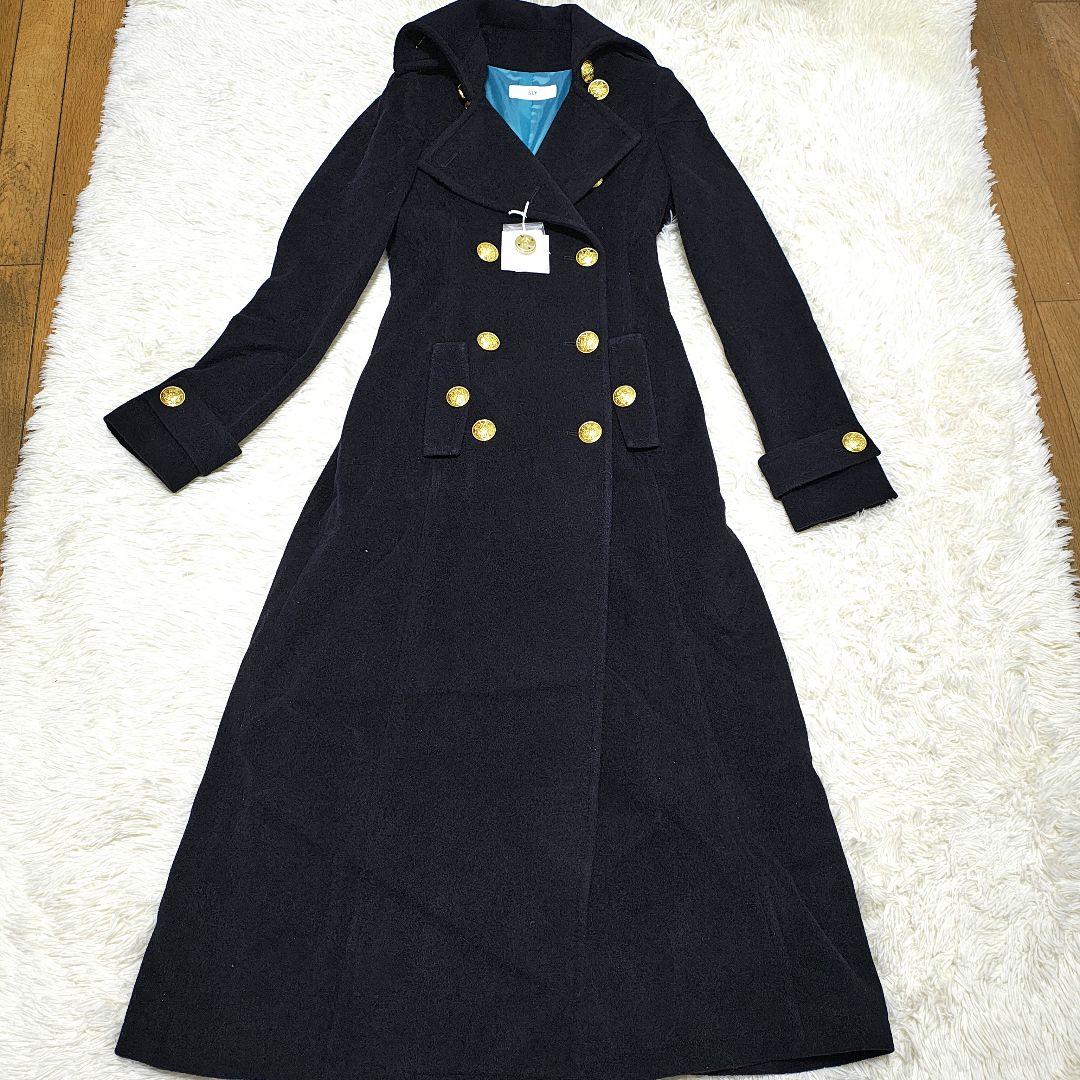 【新品】SLY ロングコート ベビドンコート 安室奈美恵 カシミア M