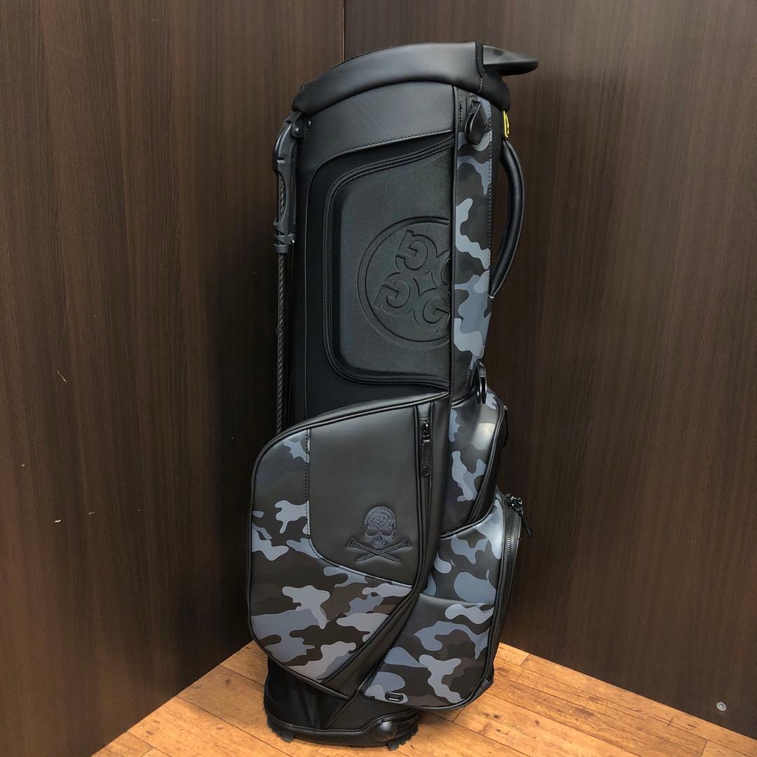 【新品】ジーフォア カモフラージュ柄 キャディバッグ ブラック