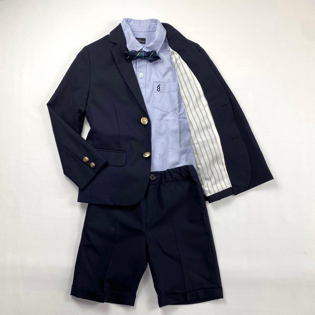 美品✨グリーンレーベルリラクシング　フォーマルスーツ5点　125 卒園式 入学式