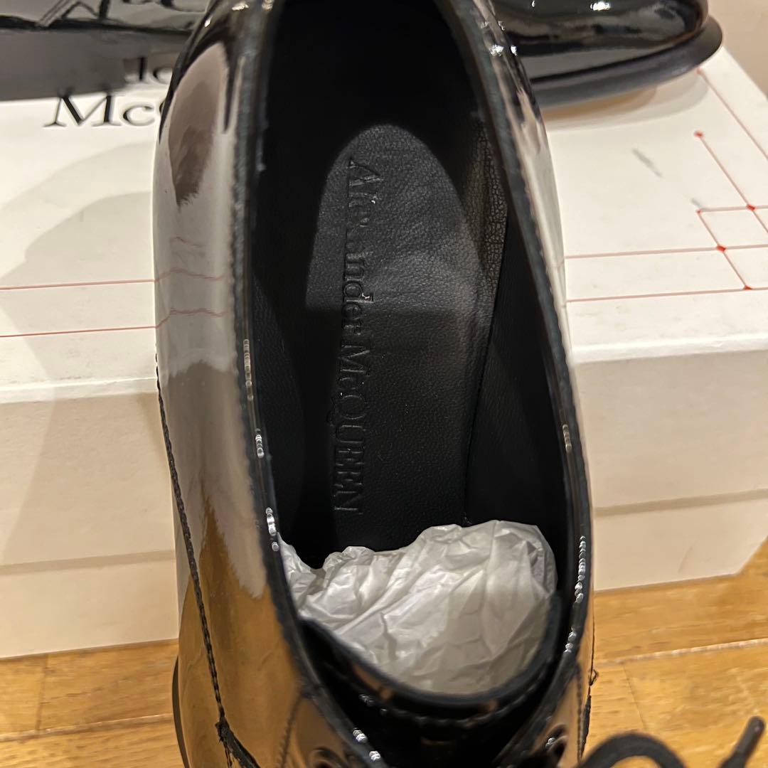 未使用　イタリア製　Alexander McQUEEN 超高級レザーシューズ