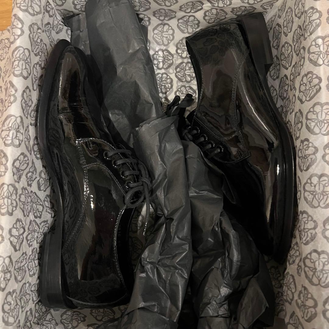 未使用　イタリア製　Alexander McQUEEN 超高級レザーシューズ