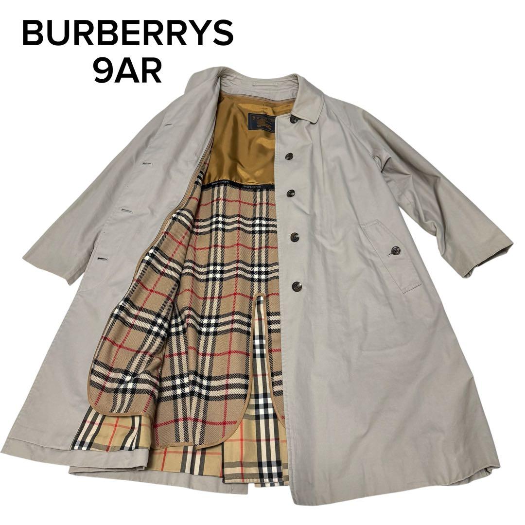 バーバリーズ　ステンカラーコート　ノバチェック　ライナー　ベージュ　9AR