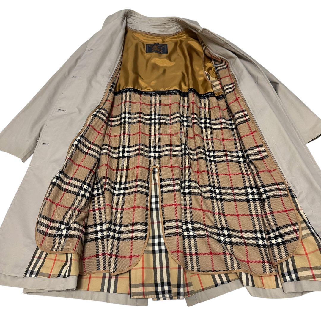 バーバリーズ　ステンカラーコート　ノバチェック　ライナー　ベージュ　9AR