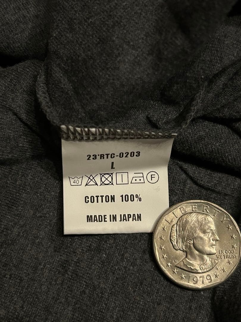 RATS ラッツ　POCKET L/S TEE 新品　Ｌ　チャコール　キムタク