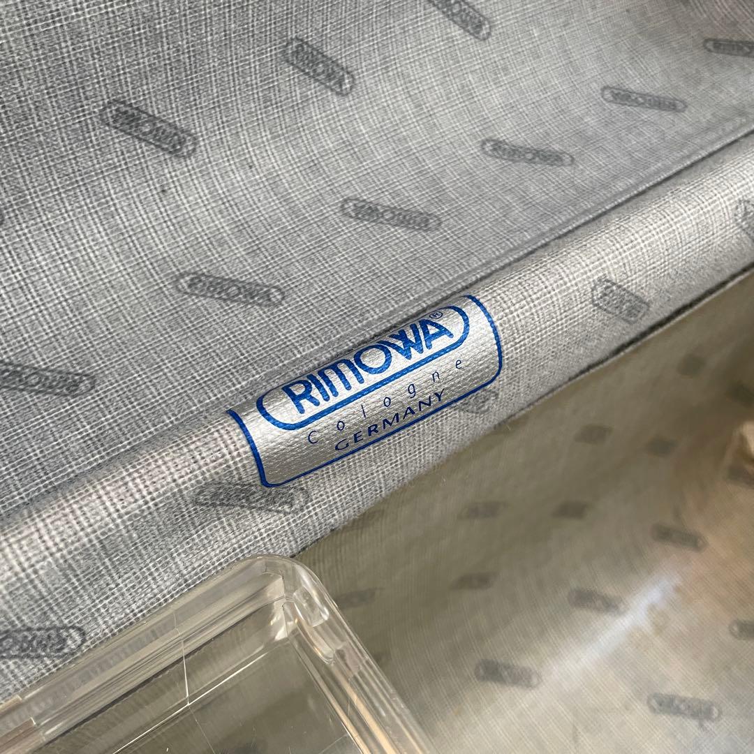 【美品】RIMOWA Samba ビューティーケース グレー 18L 廃盤